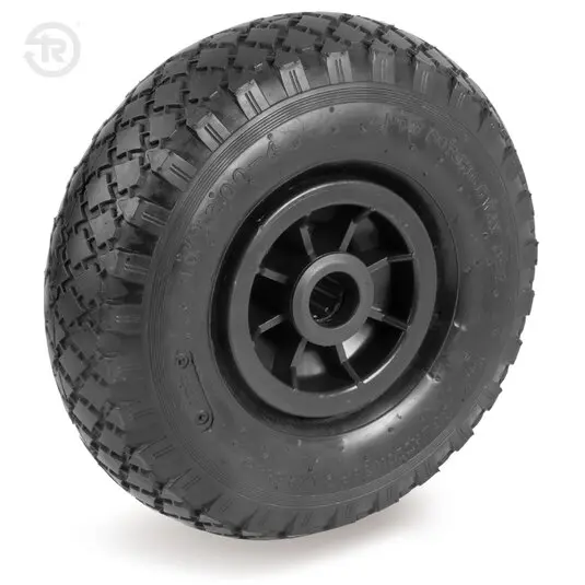 Roue pneumatique Ø260mm avec support 