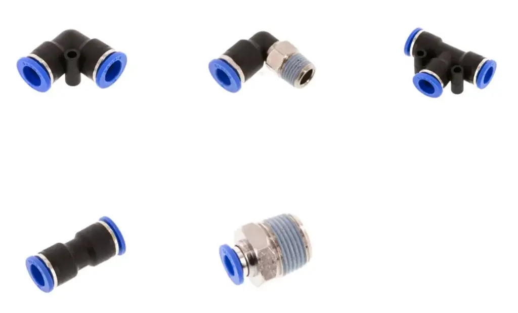 Raccord pneumatique Enfichable Polymère