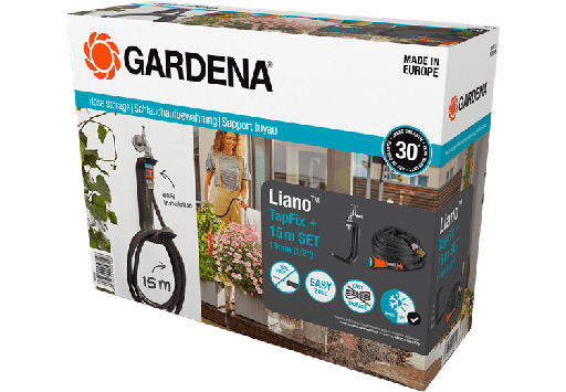 [0GAKITLI1518595] Kit Liano 15m + Tapfix Gardena