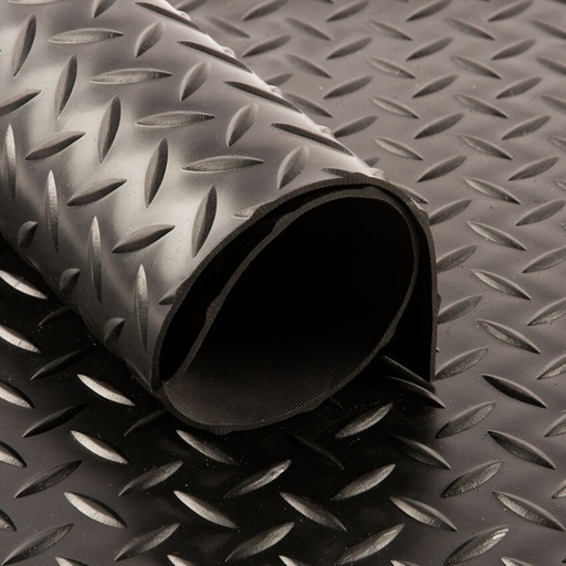 [0diamant] Tapis Caoutchouc Diamant - larg1500mm - ép3mm